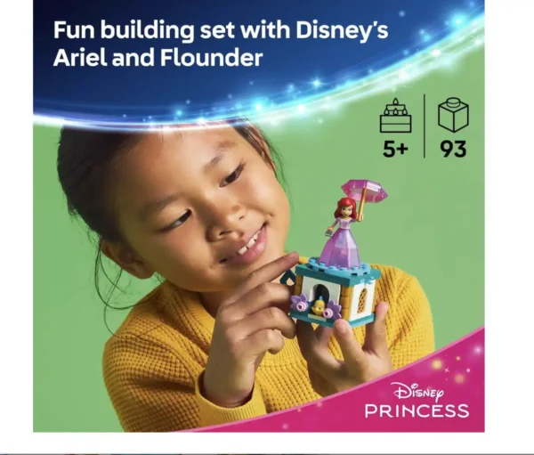LEGO Disney Princess 43259 - La Aventura Giratoria de Ariel - Image 2