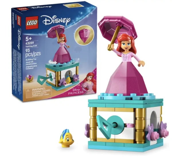 LEGO Disney Princess 43259 - La Aventura Giratoria de Ariel