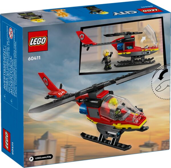 LEGO City 60411 Helicóptero de Rescate de Bomberos - Image 2