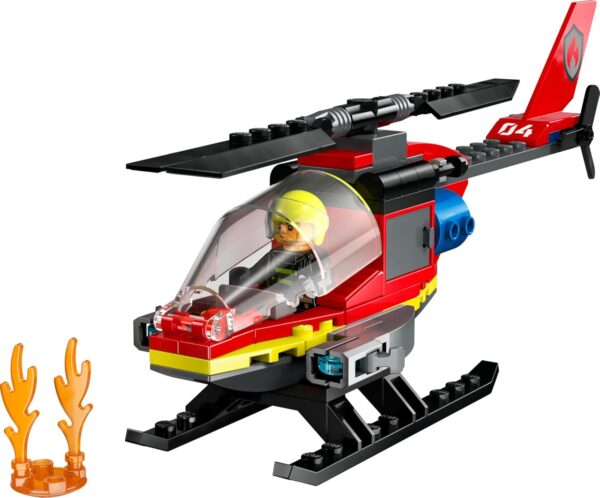 LEGO City 60411 Helicóptero de Rescate de Bomberos