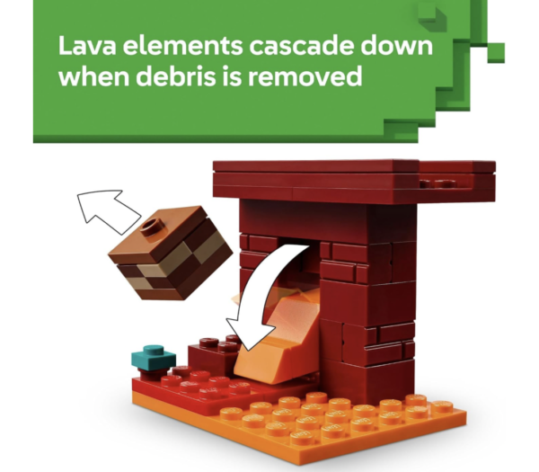 LEGO Minecraft 21266 - La Batalla de Lava en el Nether - Image 3
