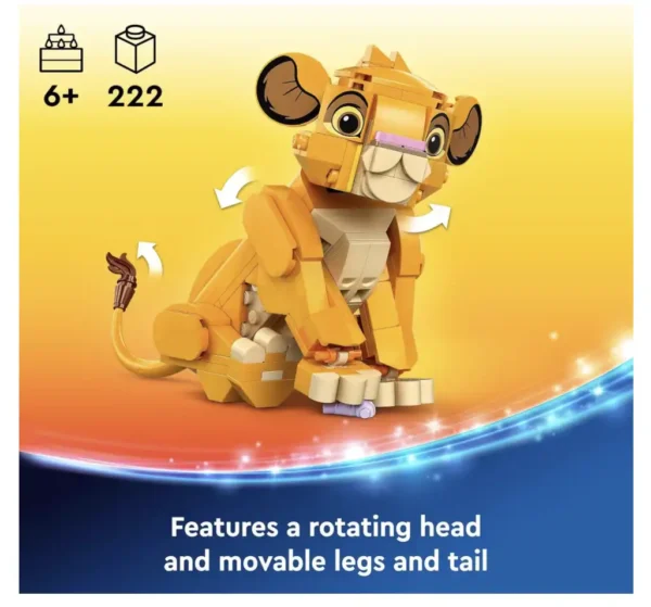 LEGO Disney 43243 – Simba El cachorro de El Rey León - Image 2