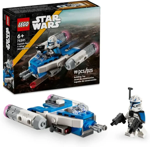 LEGO Star Wars: The Clone Wars - Caza Estelar Y-Wing Microfighter del Capitán Rex