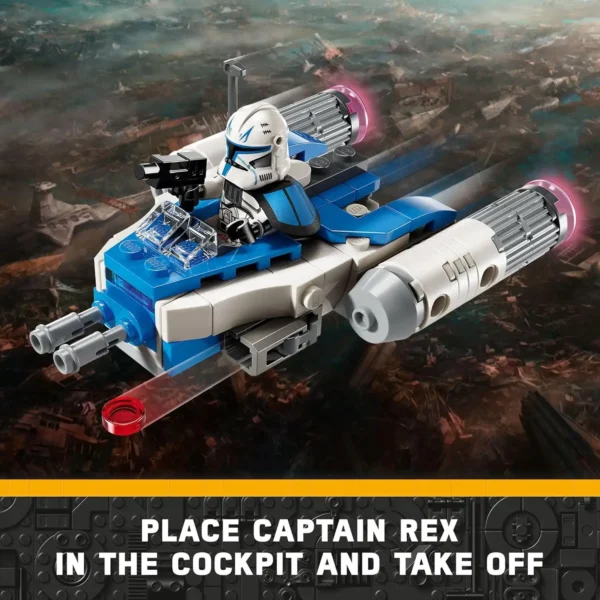 LEGO Star Wars: The Clone Wars - Caza Estelar Y-Wing Microfighter del Capitán Rex - Image 3