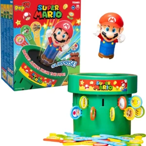TOMY - Juego de Mesa Pop Up Super Mario